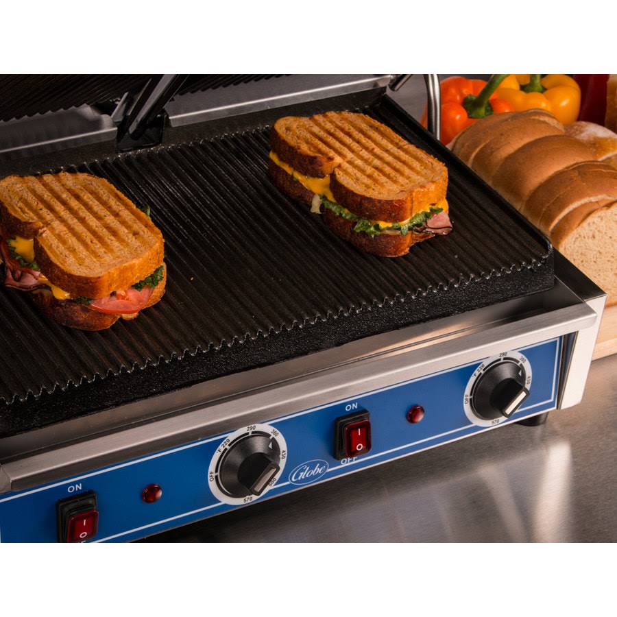 14x22 x 10x22 Grooved Panini Grill G637