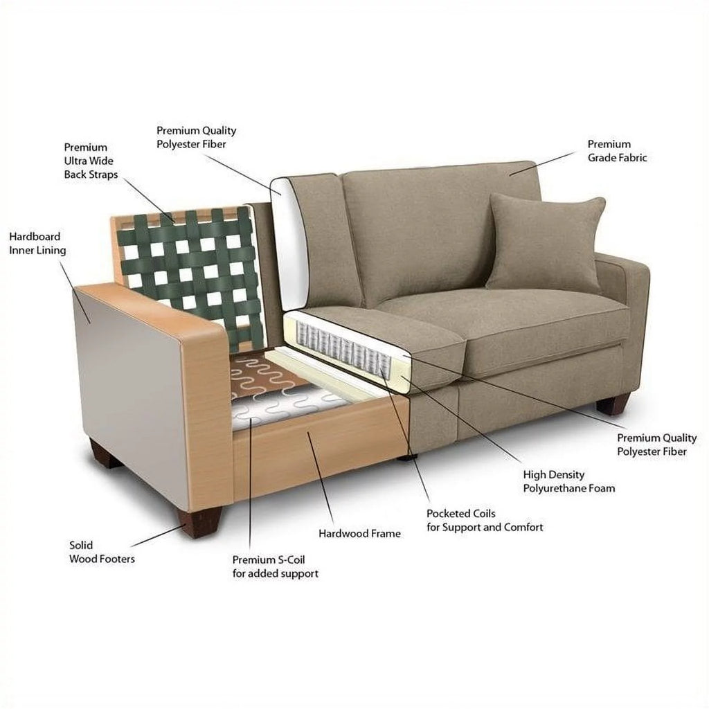 Sofa in Silica Sand E174822