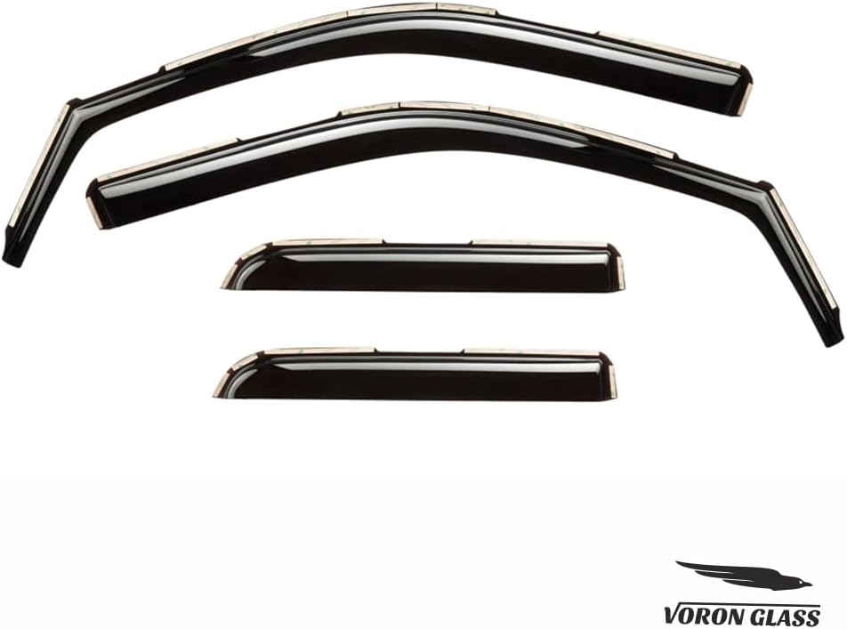 4 Pieces In-Channel Rain Guards for Trucks H9077