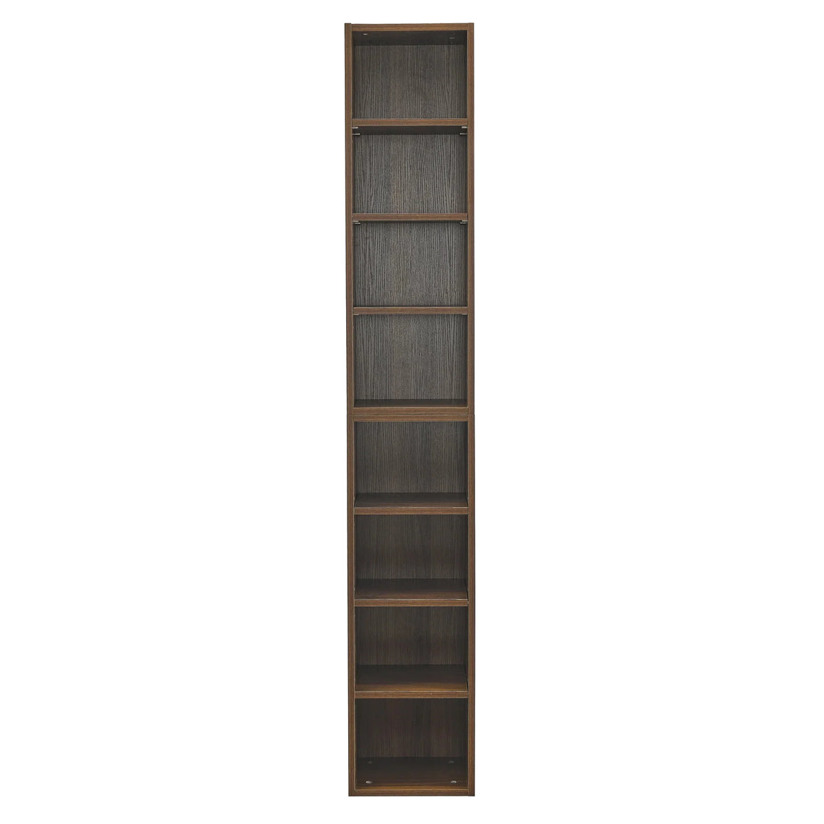 8-Tier Media Tower Rack Storage Cabinet with Adjustable Shelves I6342