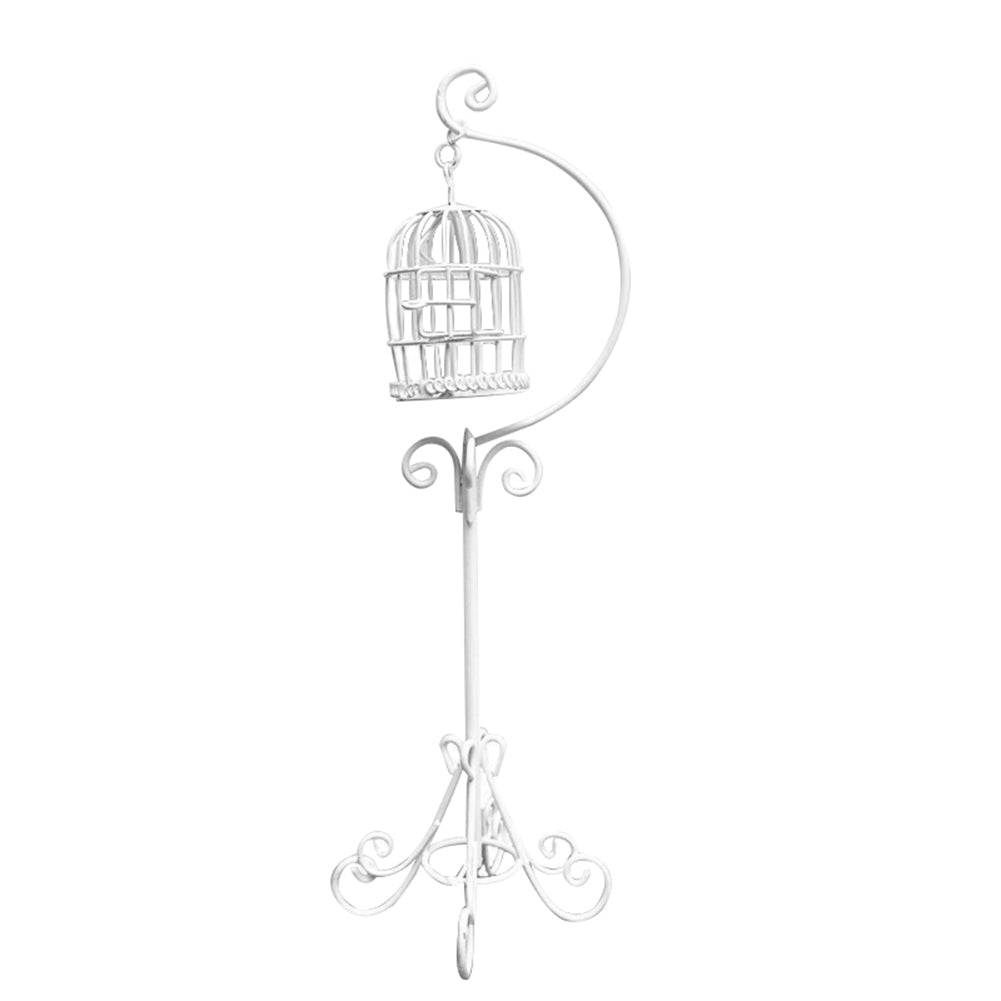 Miniature Metal Bird Cage Dollhouse Decoration G5992