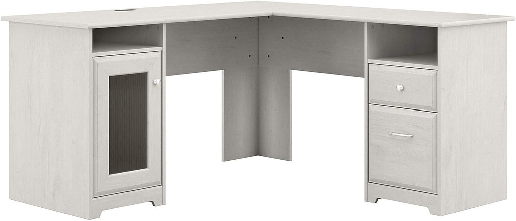 White L Shaped Computer Desk D26690