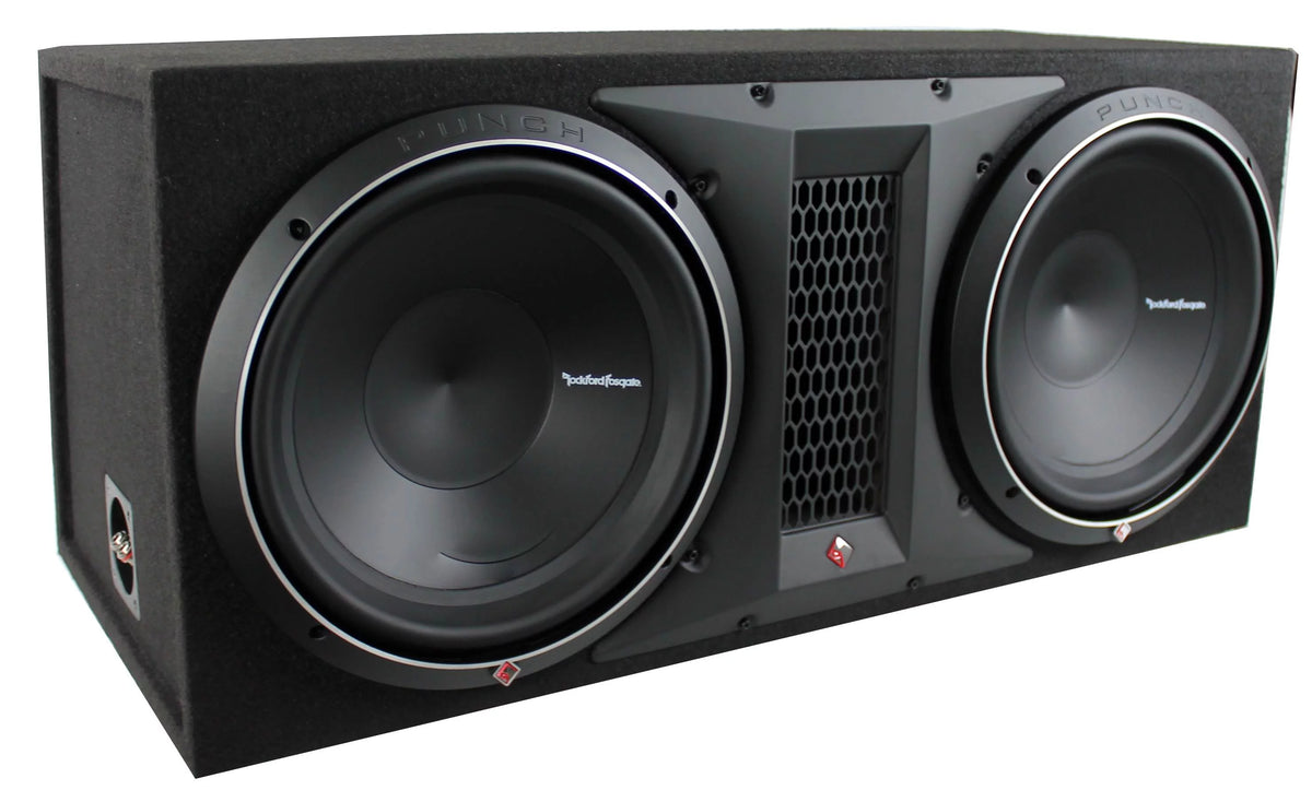 12 Inch 2400 Watt Dual Loaded Subwoofer Enclosure J9928
