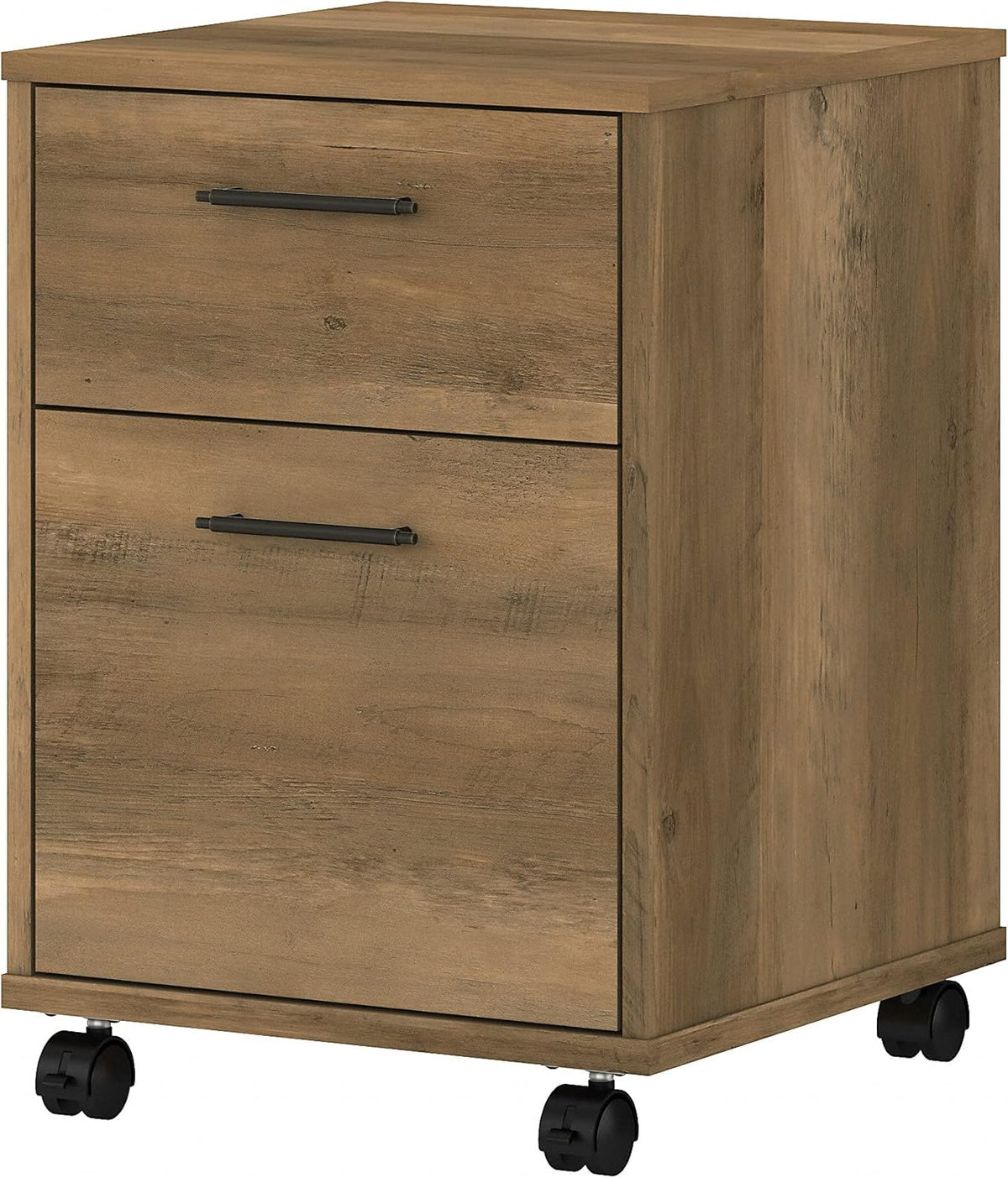 2 Drawer Mobile File Cabinet, Reclaimed Pine D26549