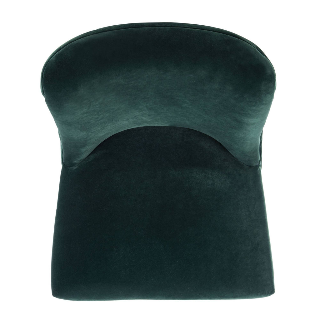 Hunter Green Velvet Dining Chair Z94661