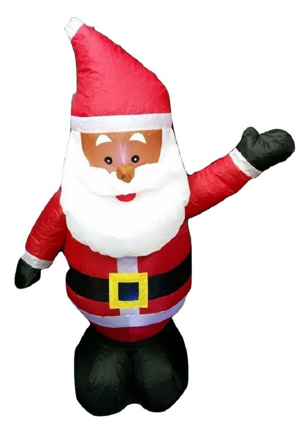 Black African American Santa Claus 4' Inflatable Christmas Yard Decor I6194