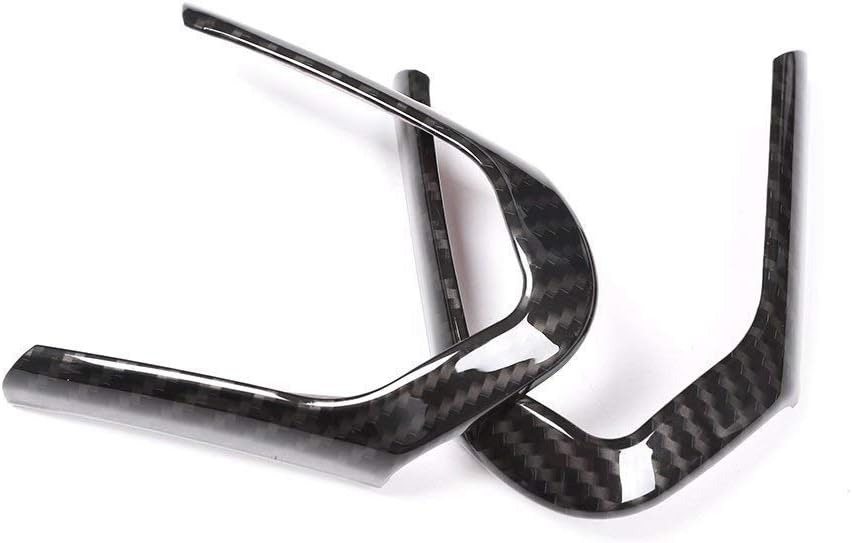 Carbon Fiber ABS Steering Wheel Decoration Frame Cover Trim I329297
