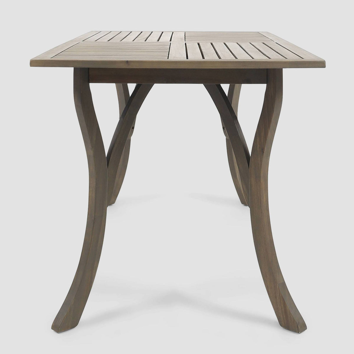 Gray Rectangular Outdoor Dining Table J217