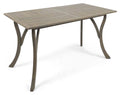 Gray Rectangular Outdoor Dining Table J217