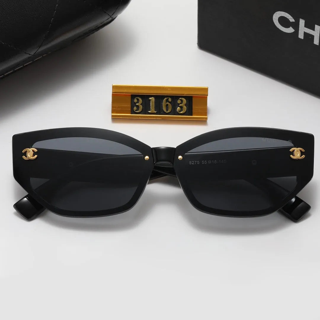 Double C Inlaid Letter Polarized Sunglasses R340174