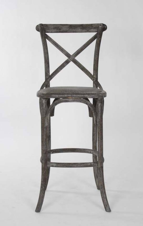 Limed Charcoal Oak Bar Stool S898