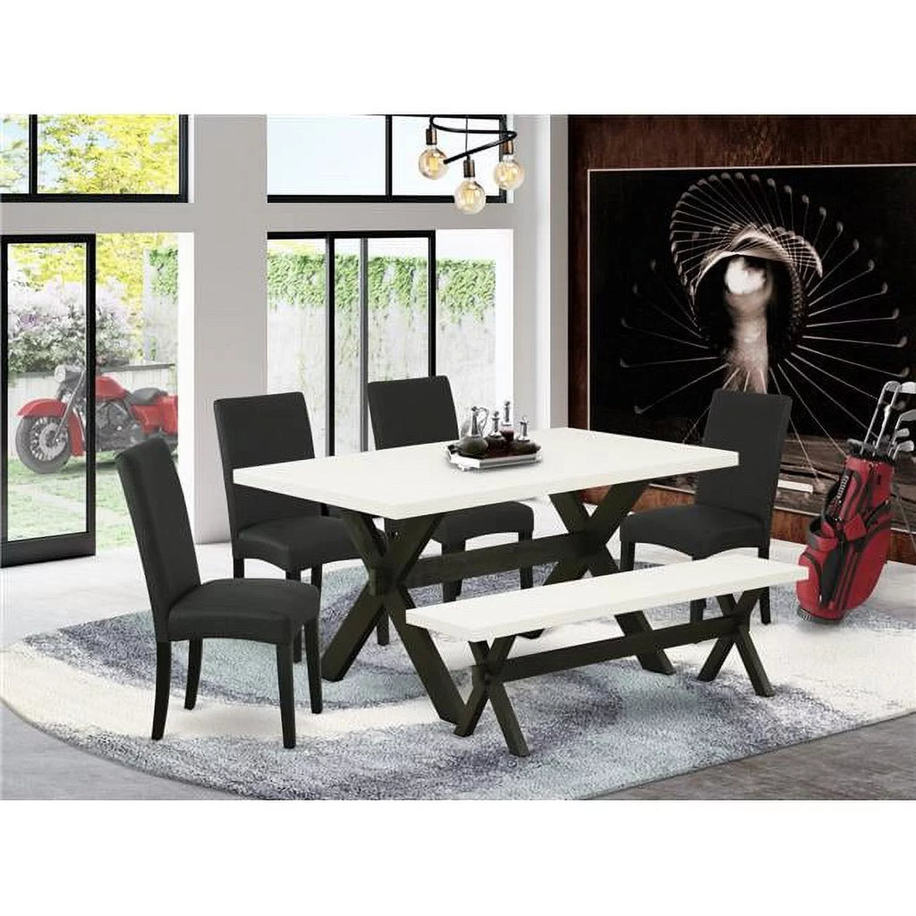 6-piece Wood Dinette Set W6403