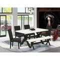 6-piece Wood Dinette Set W6403