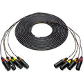 4-Channel XLR Male to XLR Female Snake Cable 75 Foot U864