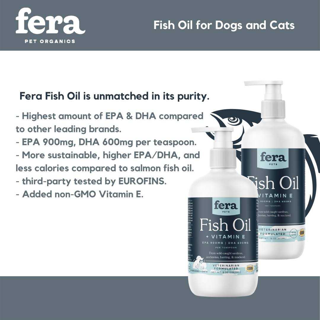 Fish Oil + Vitamin E Supplement for Dog & Cat I516
