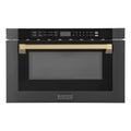 24 1.2 cu. ft. Built-in Microwave Drawer Black Stainless Steel C976880