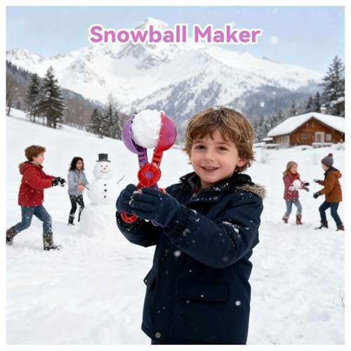 8 Pcs Snowball Maker Tool Kit with Handle X1348