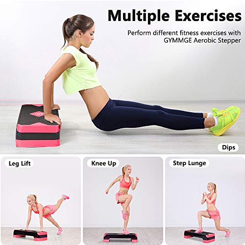 Adjustable Aerobic Stepper with 2 Risers Z42718
