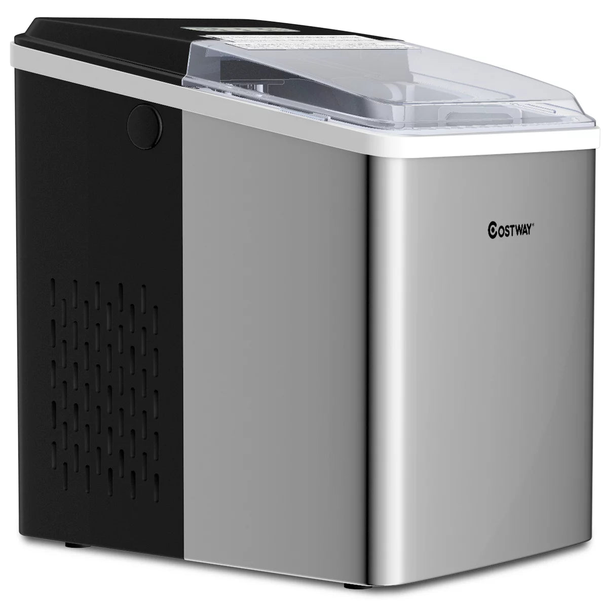 Stainless Steel Countertop Ice Maker with Scoop R2730