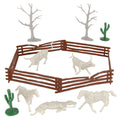15pc Plastic Figure Playset Diorama Accessories Y86333