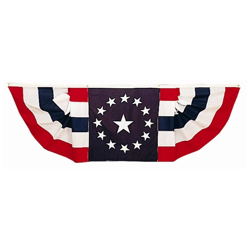 Colonial Star Center Half Fan 3 ft x 9 ft Cotton S902