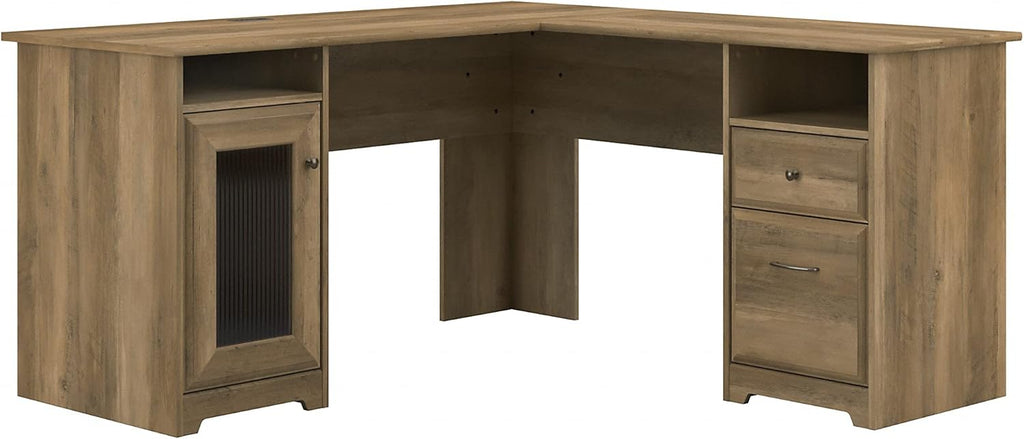 White L Shaped Computer Desk D26690