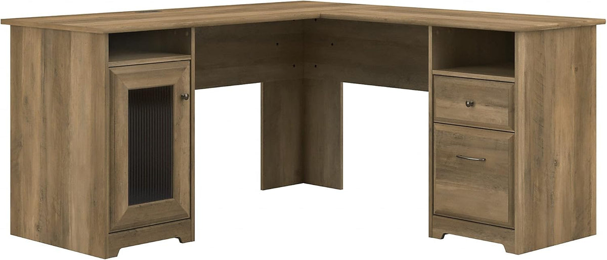 White L Shaped Computer Desk D26690