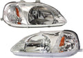 Headlight Assembly Unit Pair for Honda Civic 1999 2000 Y938