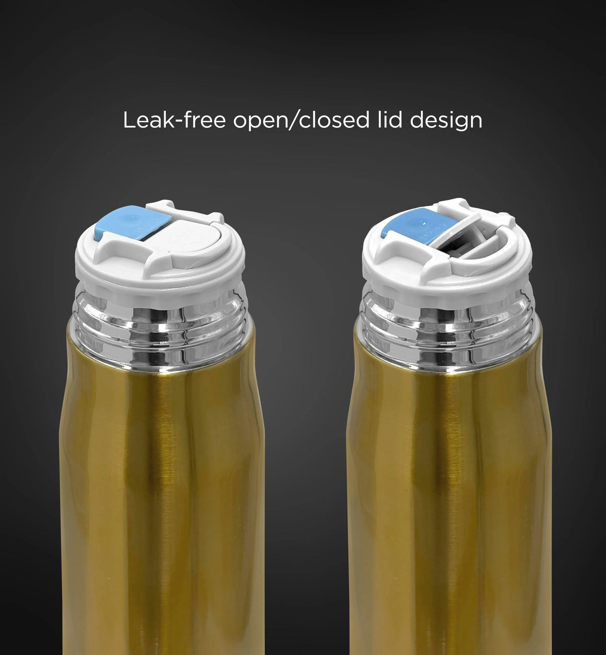 24oz Insulated Stainless Steel Travel Bottle with Locking Lid W43907