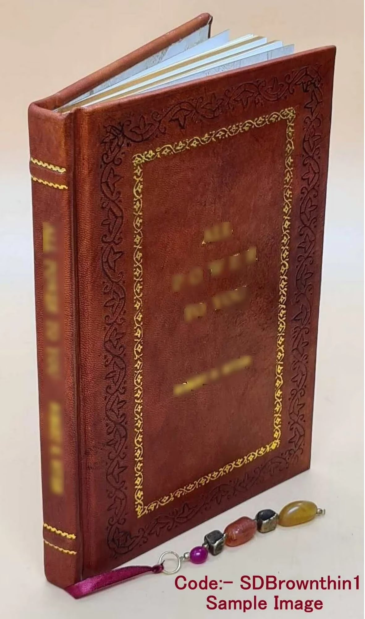 Premium Leather Bound Book Y839586