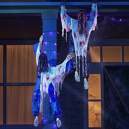 47" Halloween Climbing Zombies Wall Decoration 2 Pcs S51416