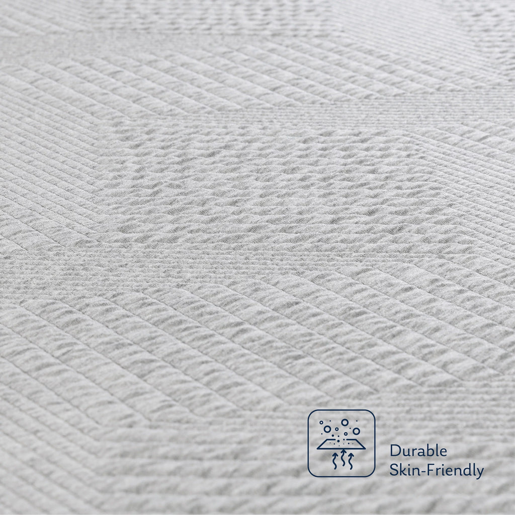 Grey 12 inch Queen Size Gel Memory Foam Mattress A69381