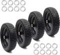 13" Solid Polyurethane Flat-Free Tire and Wheel Assemblies (4-Pack) G624549