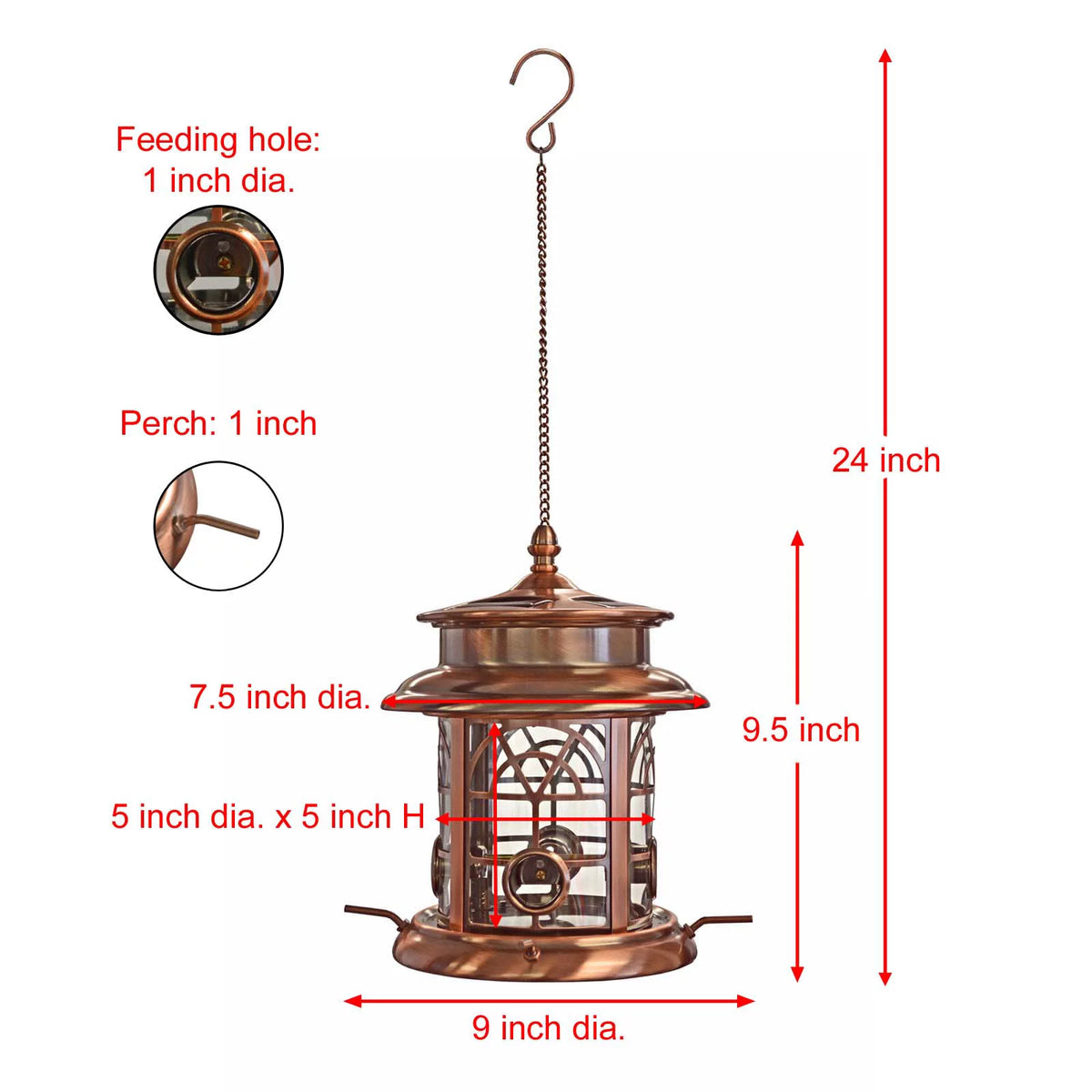 Solar Birdfeeder M178