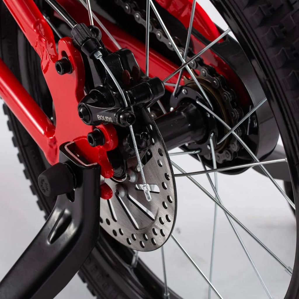 16 Inch Front Suspension Disc Brakes Red Kids Bike X423