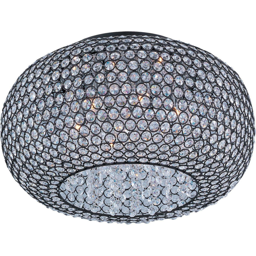 Bronze 6-Light Flush Mount N51109