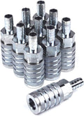 1/2" x 1/2" Steel Hose Barb Couplers (10-Pack) A3565