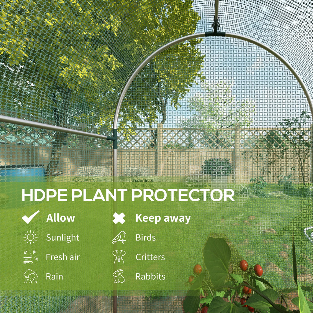 4' x 4' Green Plant Protection Tent Crop Cage with Door E979406