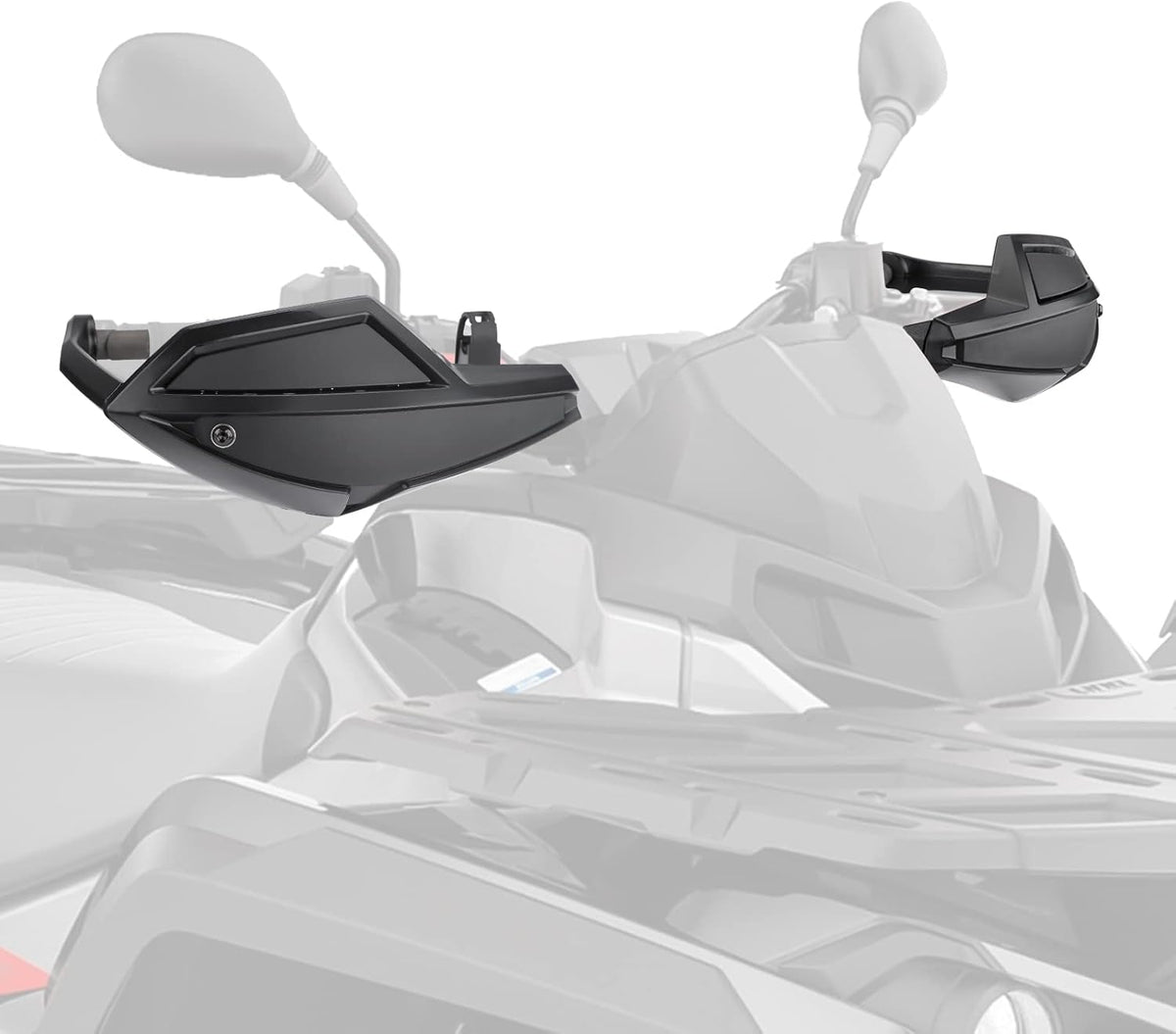 ATV HandGuard and Wind Deflector Kit with Mounting Straps K679770