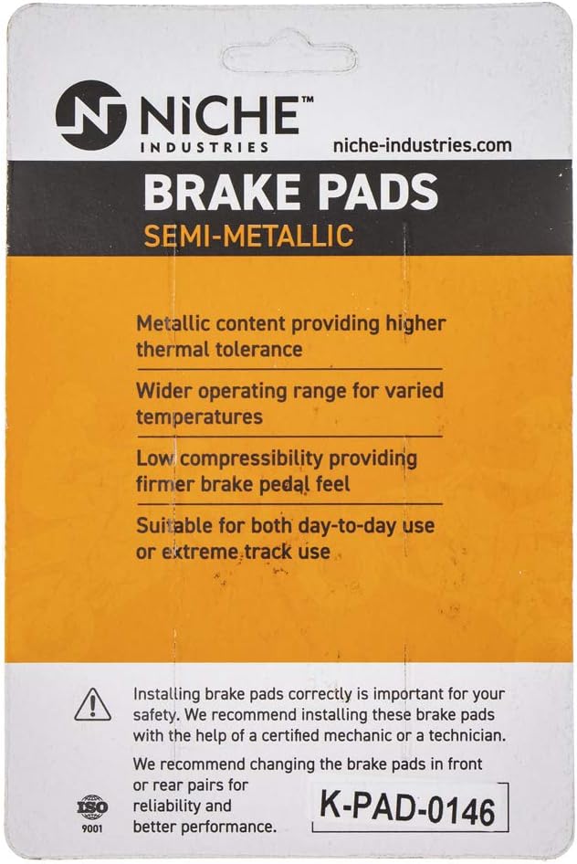 Semi-Metallic Brake Pad Set Pack of 2 A3221