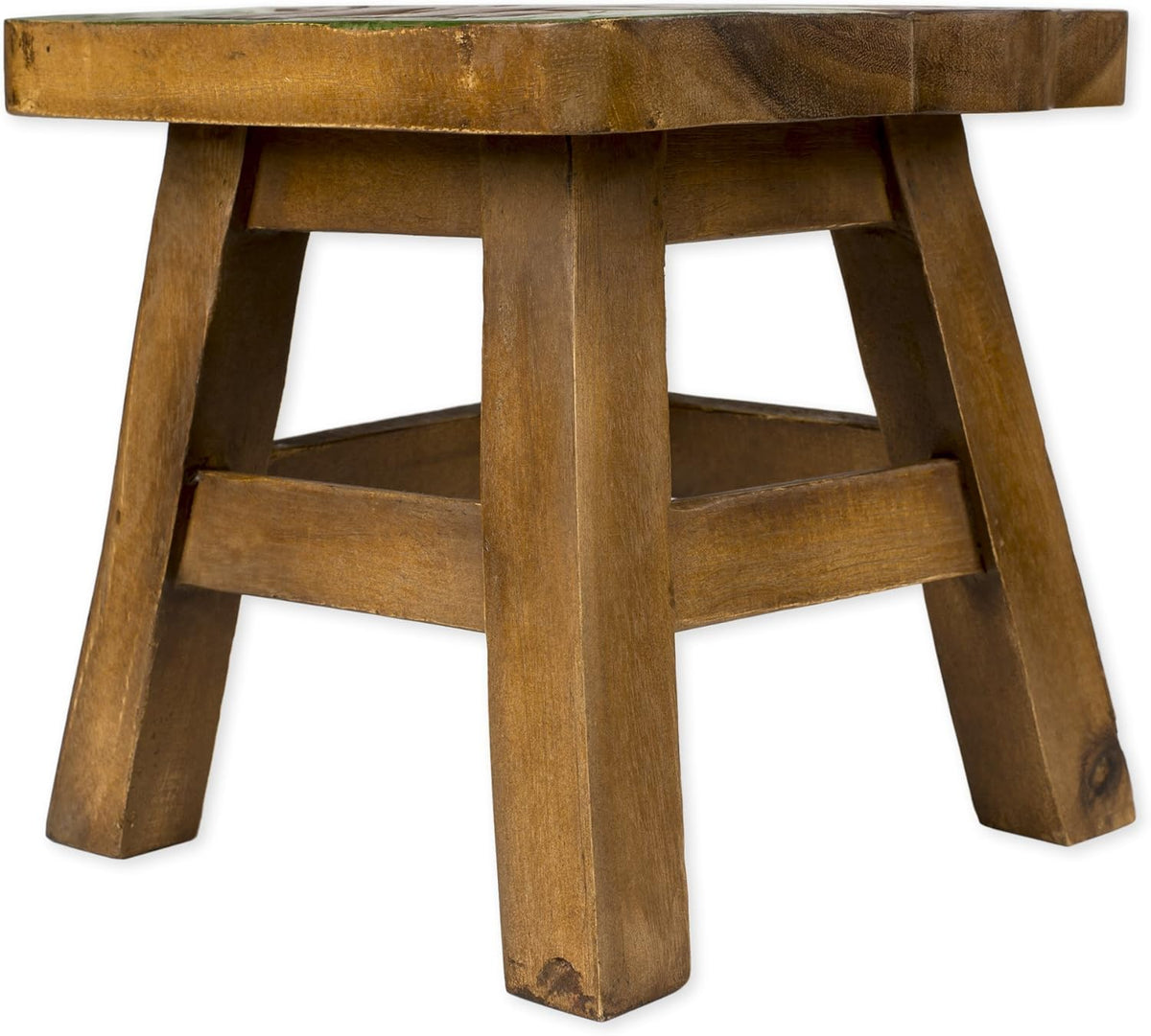 Hand Carved Acacia Hardwood Decorative Stool G9375