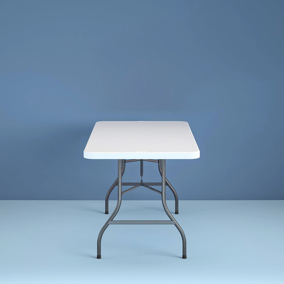 6 Foot Folding Table White Speckle F236
