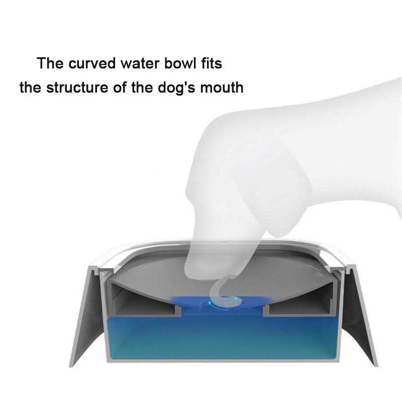 Dog Water Bowl Slow Feeder Bowl T7663