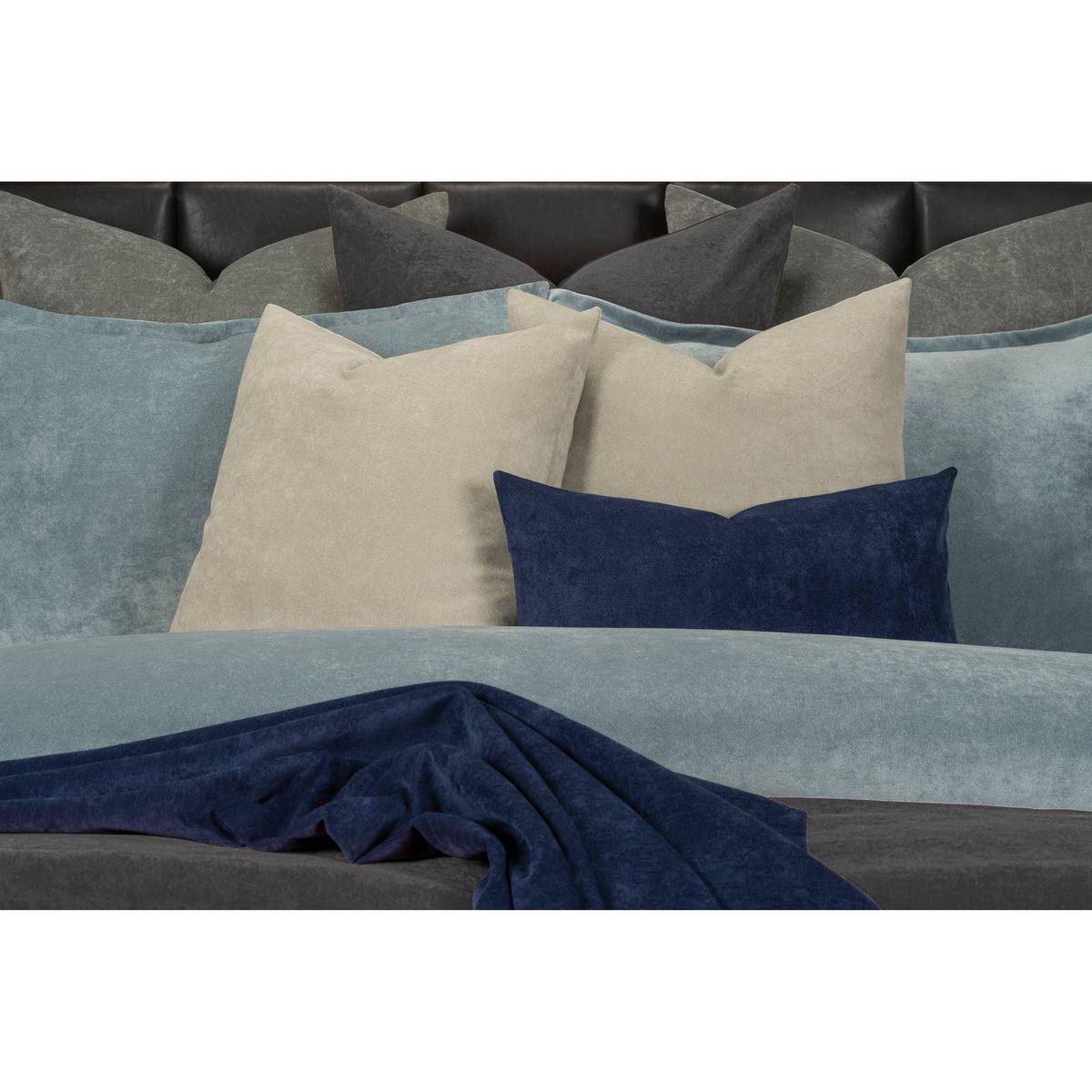 Twin 4 Piece Duvet Cover and Insert Set Sea Blue G8855