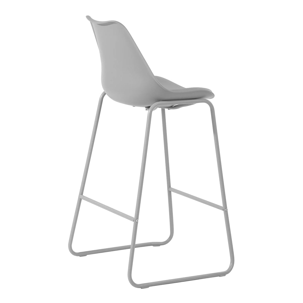 28" PU Leather Bar Stool Set of 2 with Backs S80639