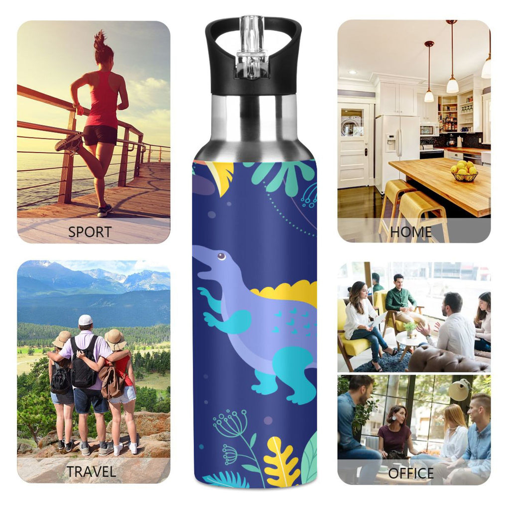 Stainless Steel Insulated Water Bottle with Straw Lid U234921