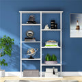 White 5-Tier Ladder Bookcase G197