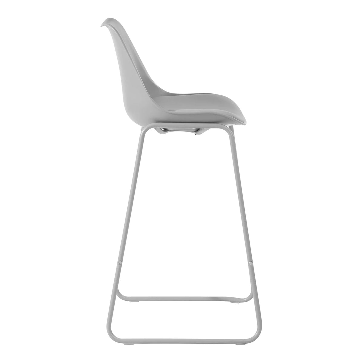 28" PU Leather Bar Stool Set of 2 with Backs S80639