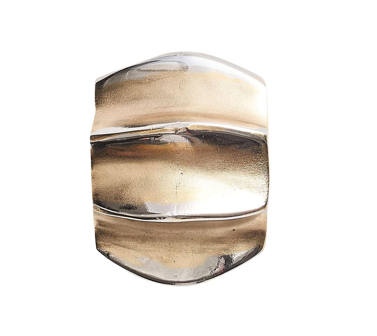 Gold & Silver Napkin Ring Set of 4 K36377