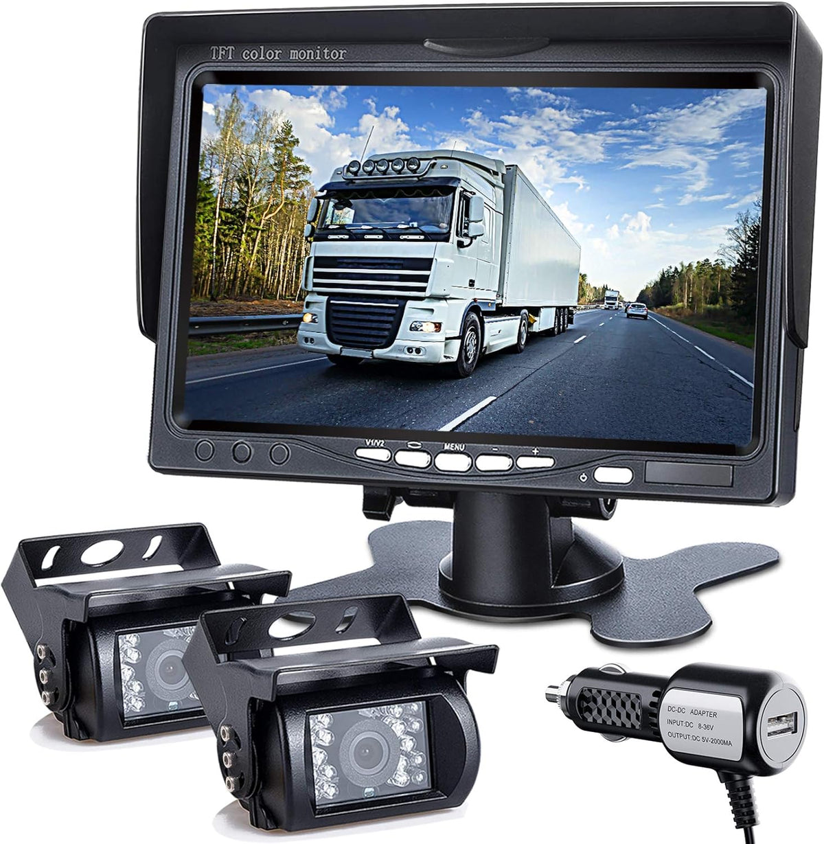 7-inch LCD HD Backup Camera Monitor Kit K66084